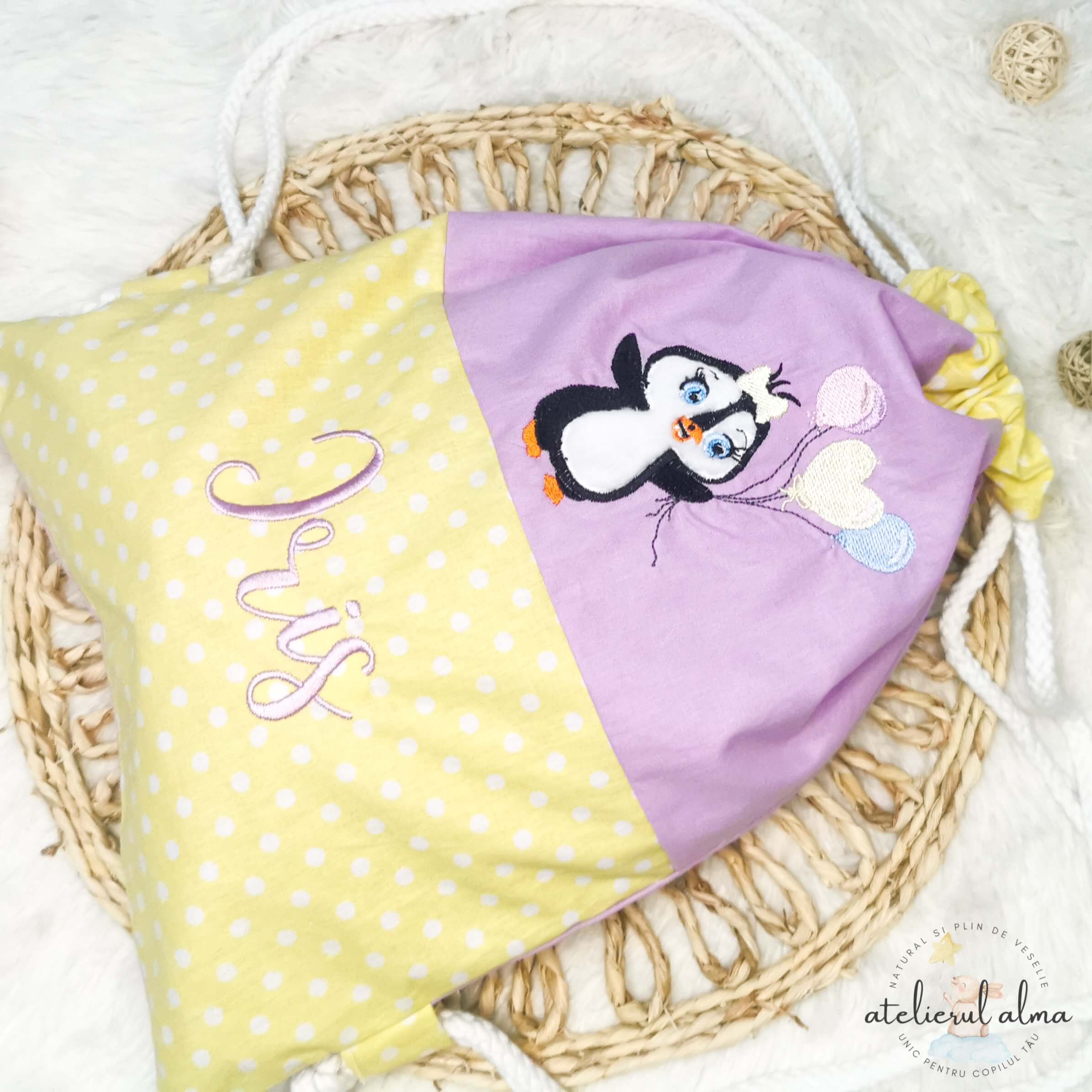 rucsac personalizat pentru gradinita sau cresa pentru copii si bebelusi