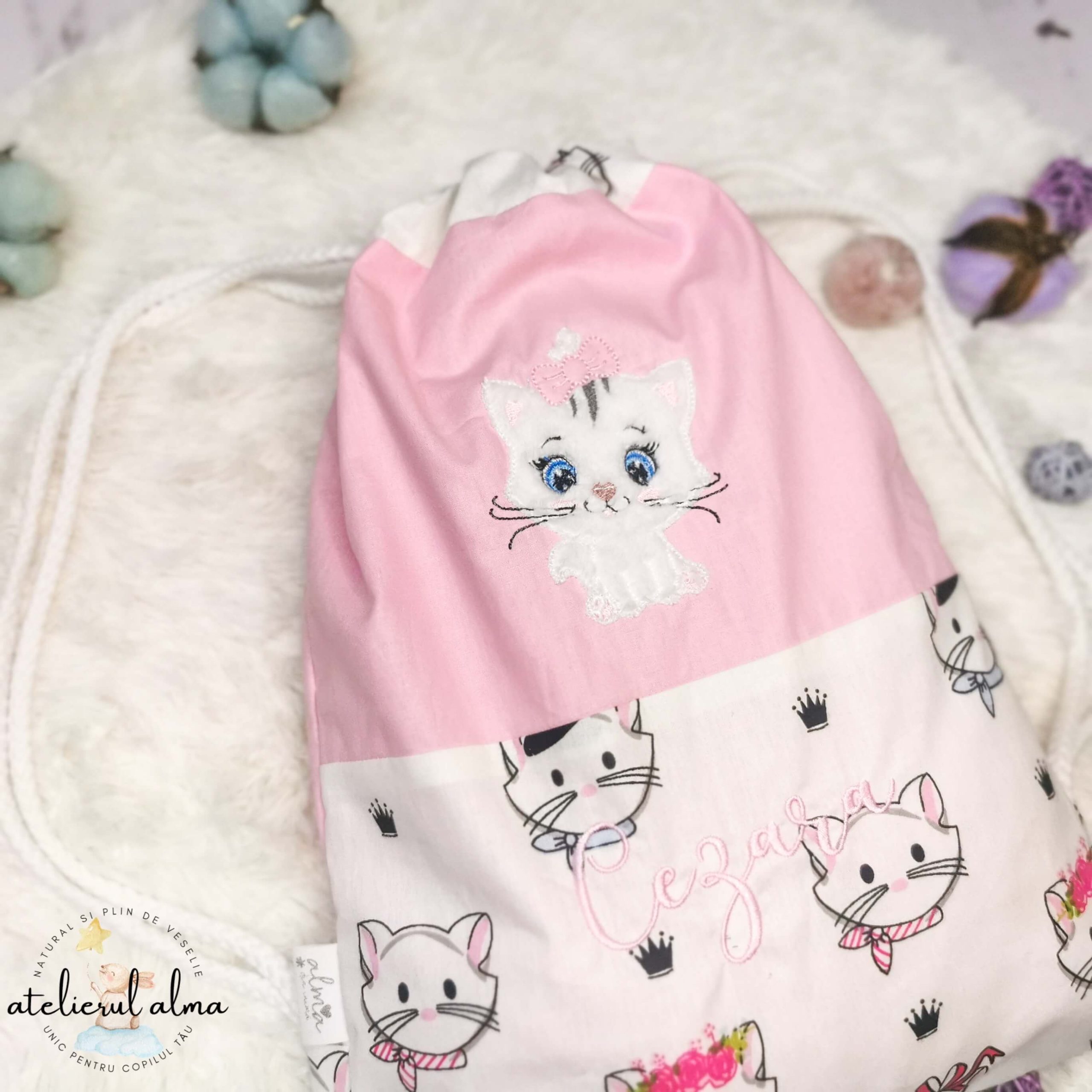 rucsac personalizat pentru gradinita sau cresa pentru copii si bebelusi