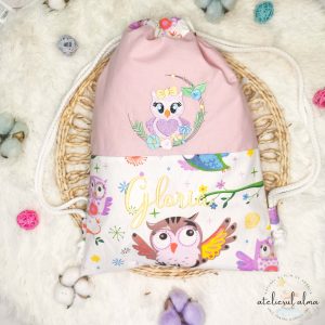 Rucsac personalizat bufnita