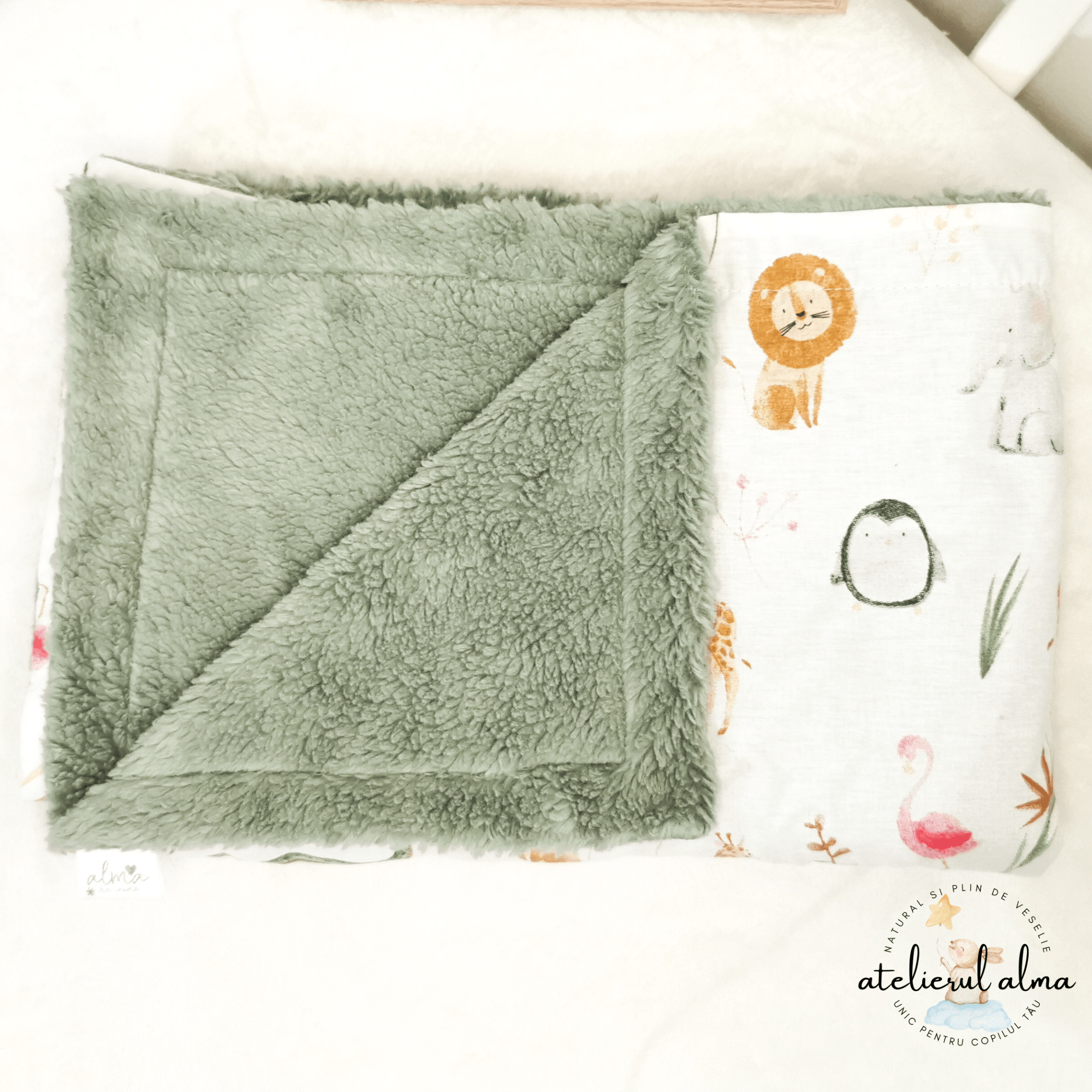 paturica minky, paturica plus bumbac, paturica pufoasa, produse pentru copii si bebelusi, paturici naturale si baby friendly, paturica din muselina personalizata pentru nou nascuti
