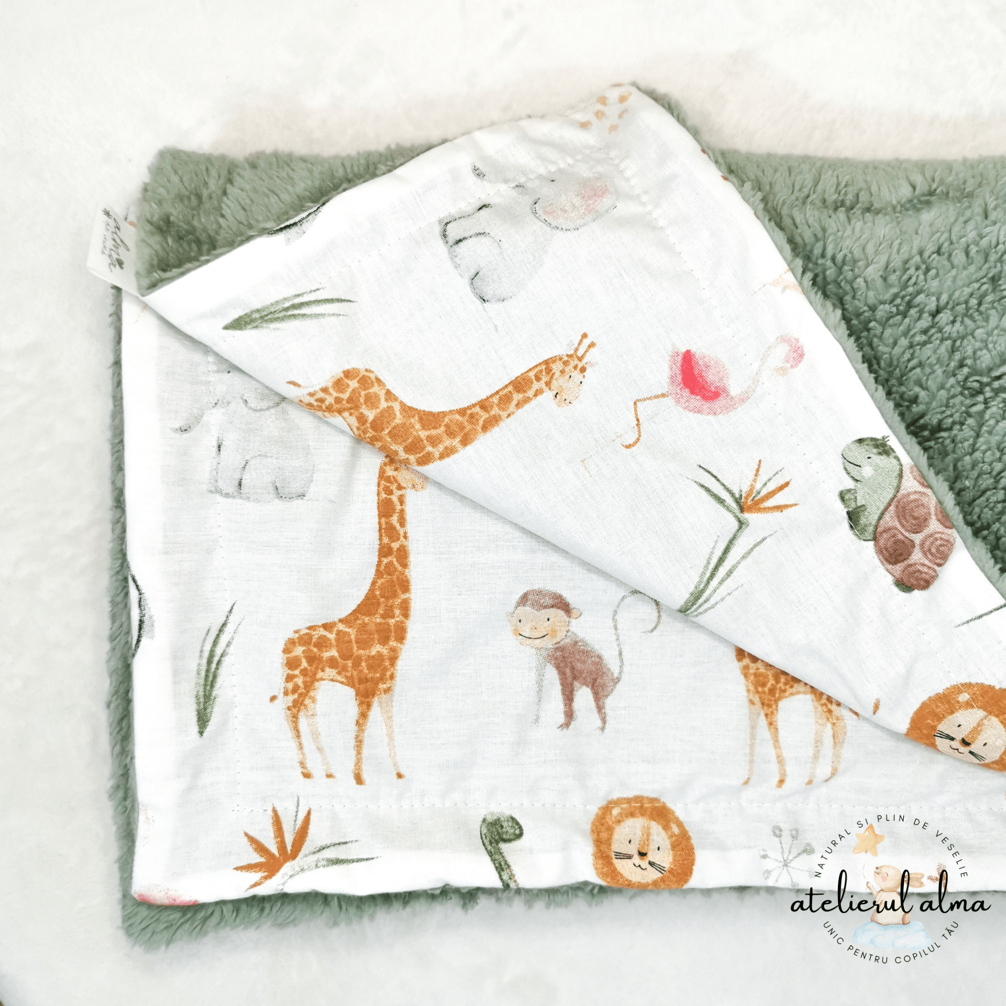 paturica minky, paturica plus bumbac, paturica pufoasa, produse pentru copii si bebelusi, paturici naturale si baby friendly, paturica din muselina personalizata pentru nou nascuti