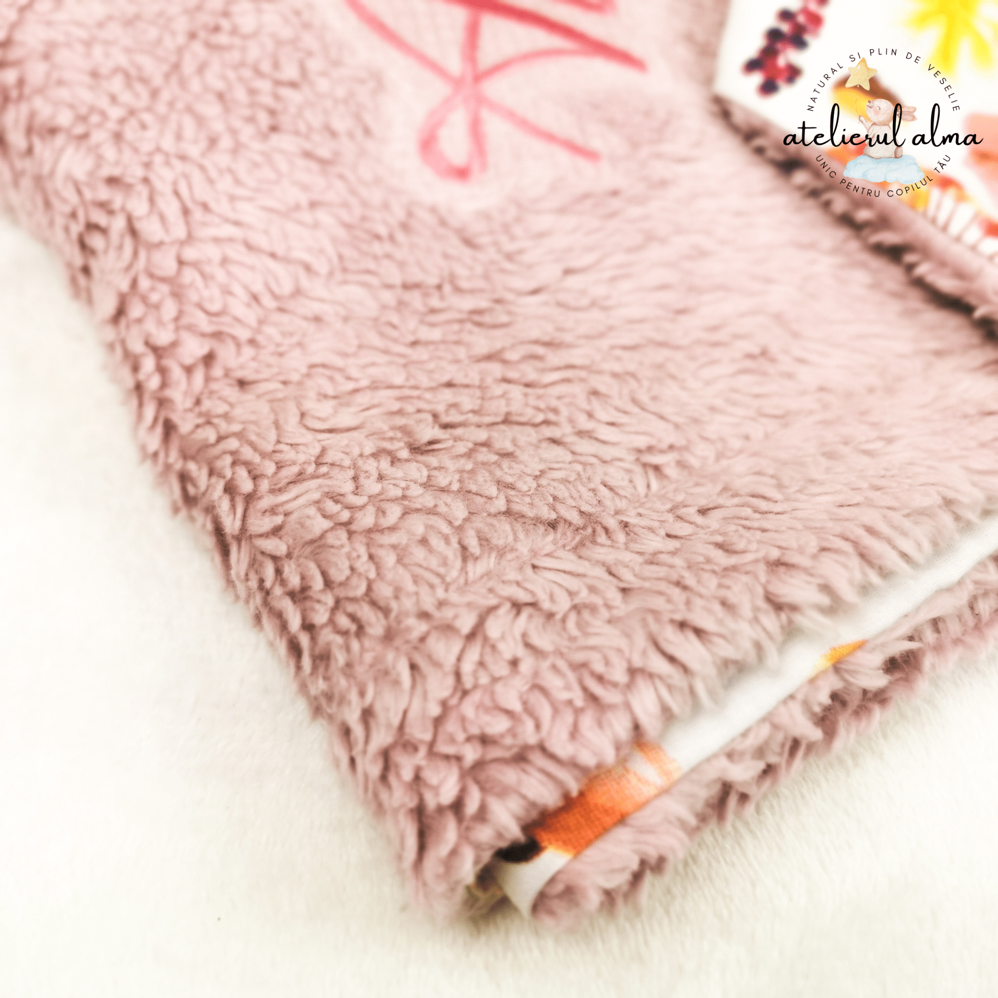 paturica minky, paturica plus bumbac, paturica pufoasa, produse pentru copii si bebelusi, paturici naturale si baby friendly, paturica din muselina personalizata pentru nou nascuti