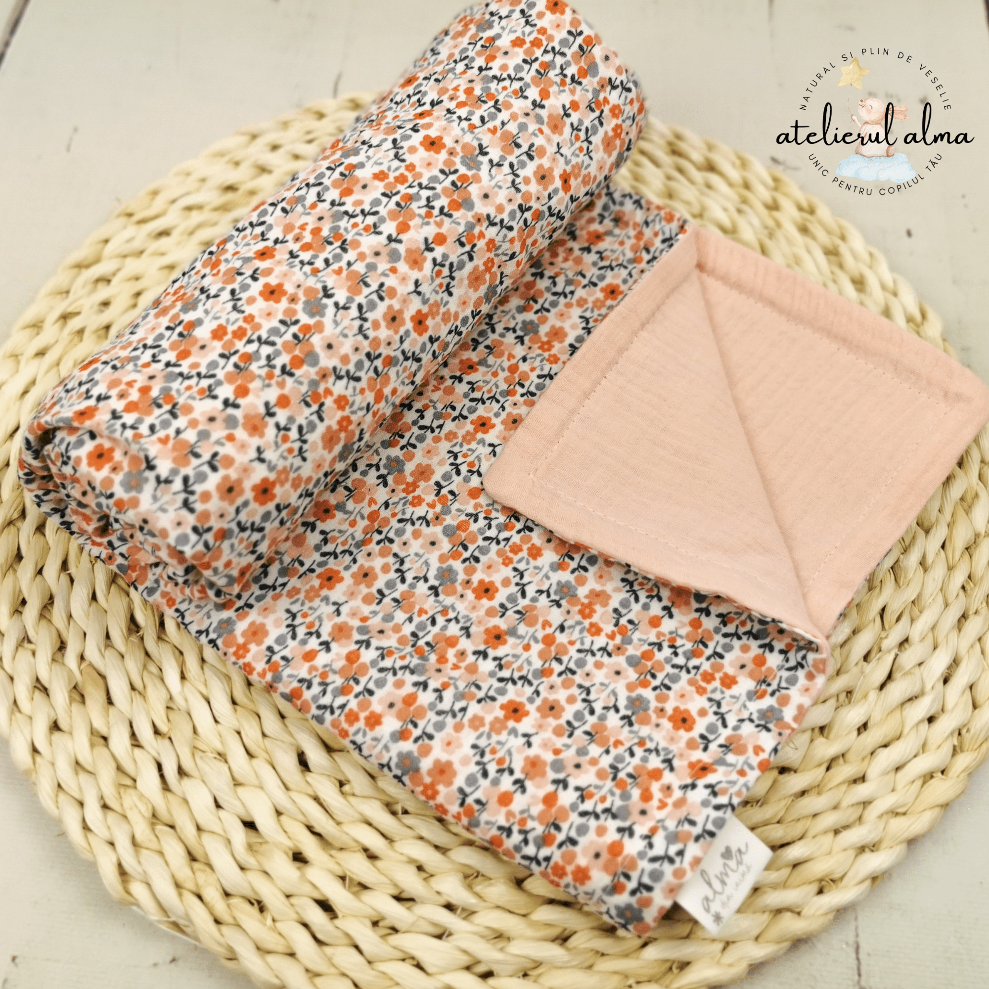 paturica muselina paturici pentru bebe din materiale naturale si baby friendly, pufoase si calduroase