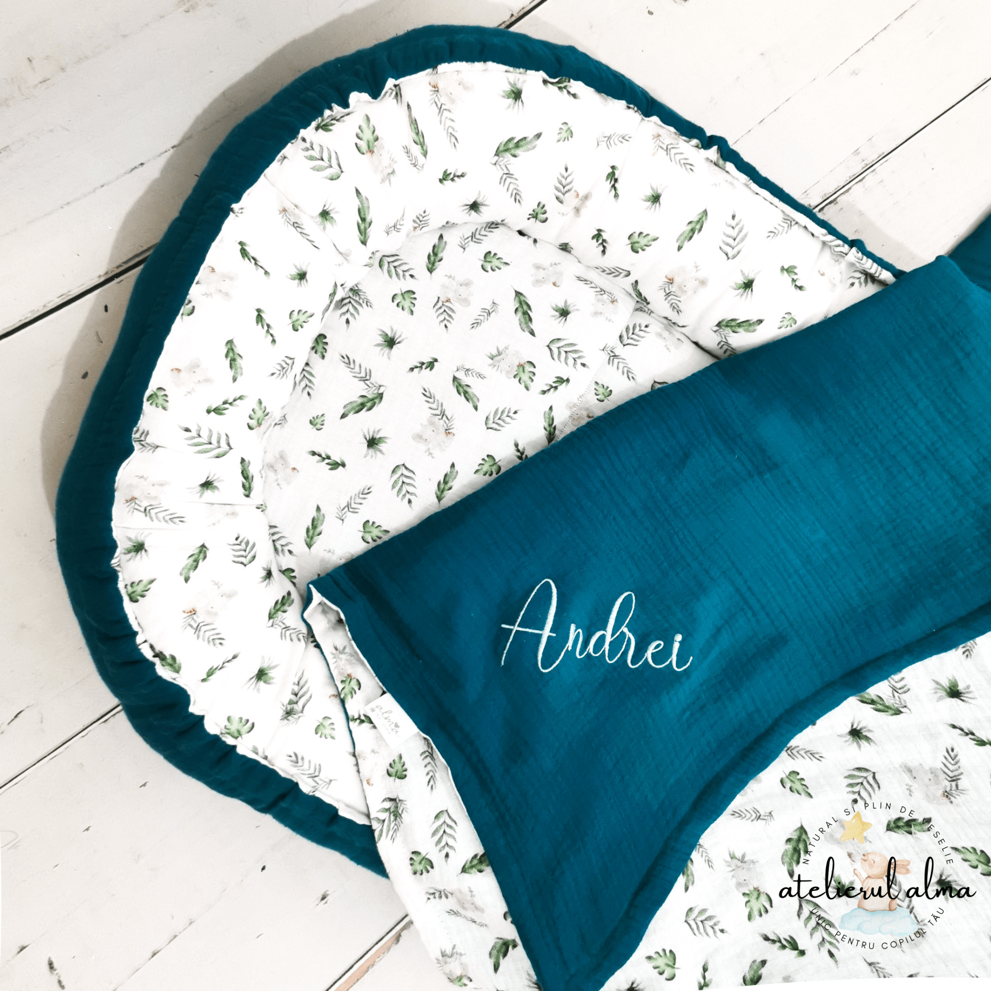 imagine cu babynest pentru bebelusi. cuib nou nascuti pentru dormit, co-sleeping