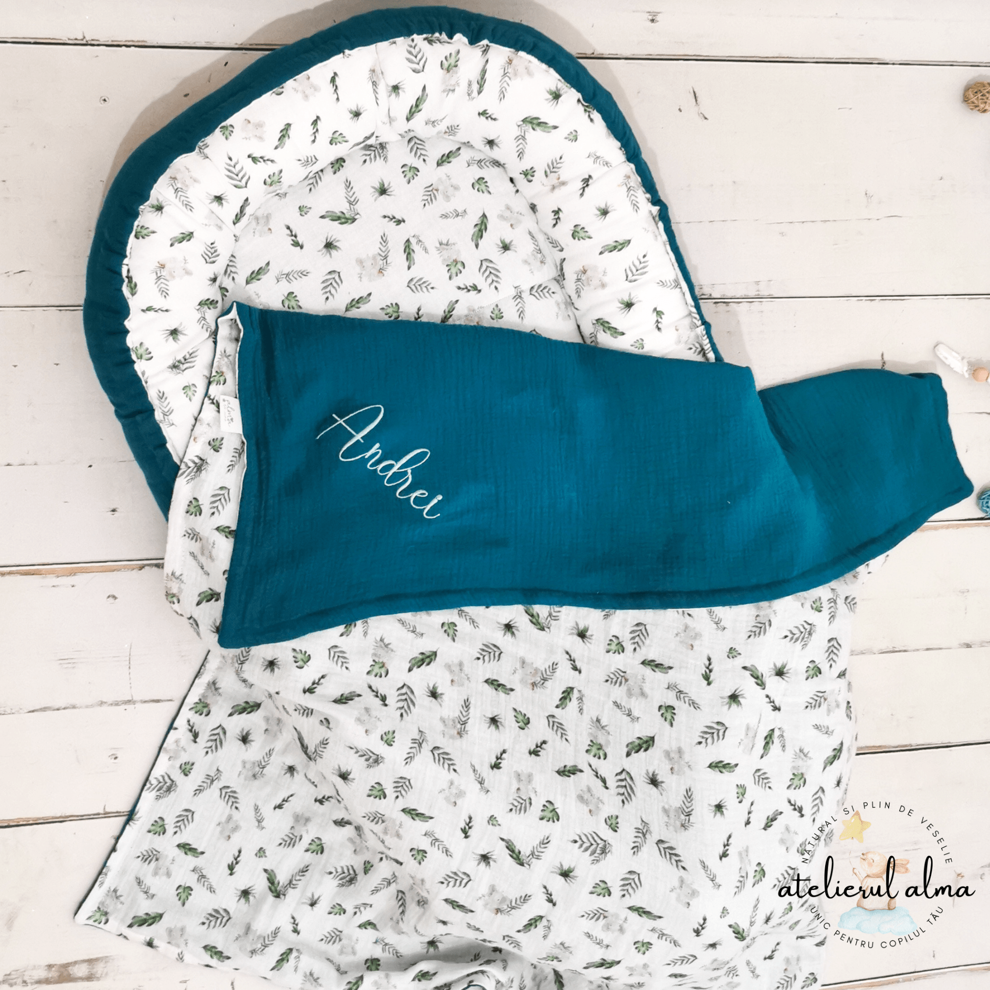 imagine cu babynest pentru bebelusi. cuib nou nascuti pentru dormit, co-sleeping