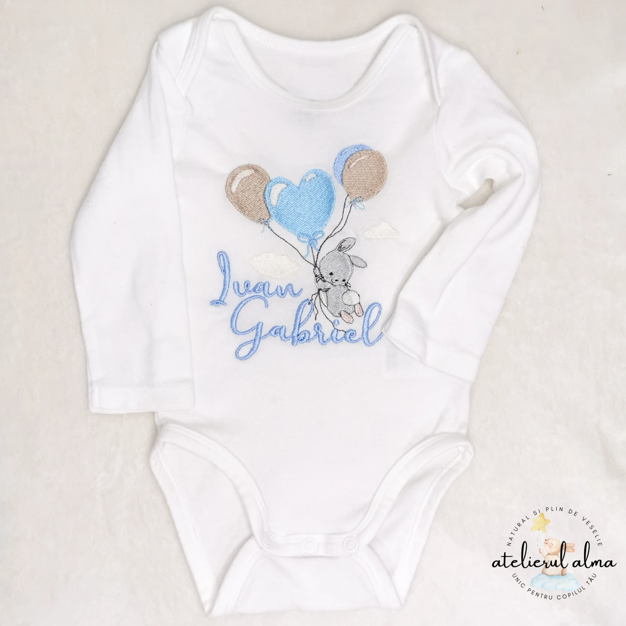 imagine cu body personalizat pentru bebelusi si copii
