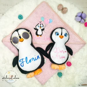 Set cadou pinguin 3 piese