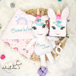 Set cadou unicorn 3 piese