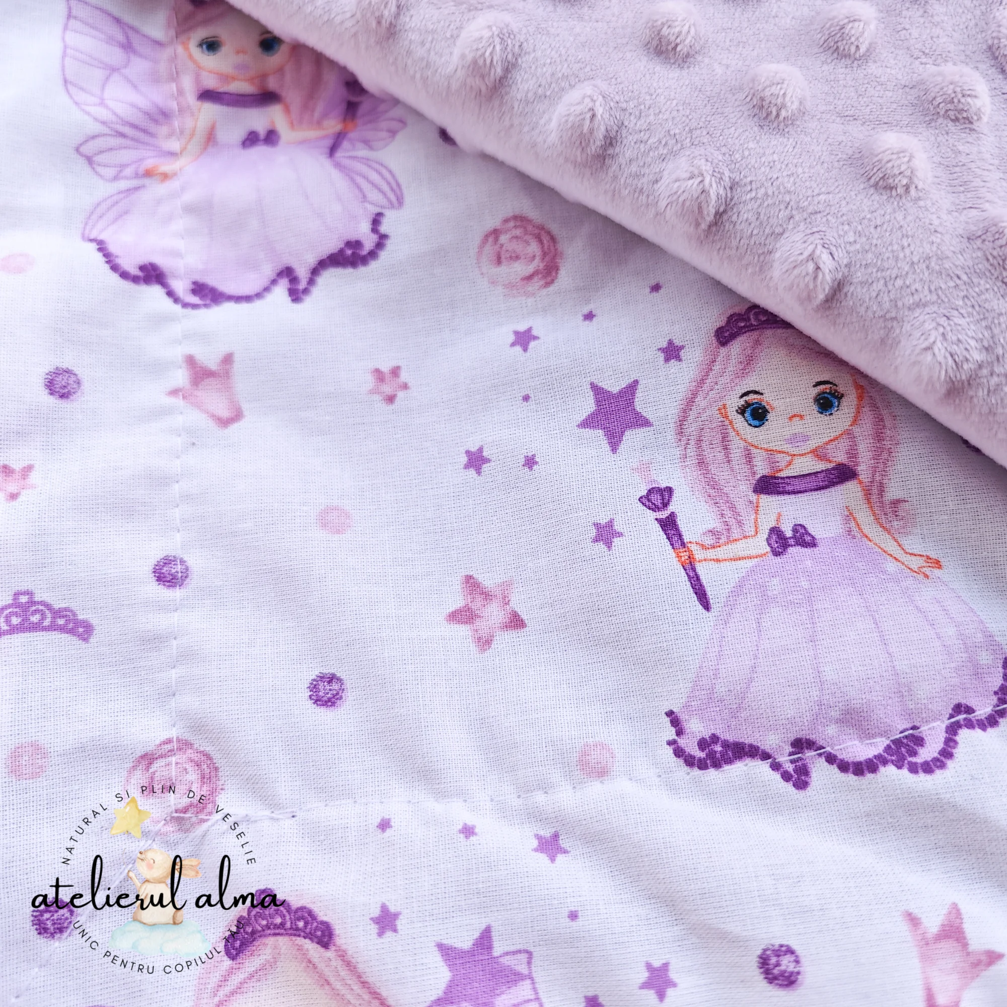 paturica minky, paturica plus bumbac, paturica pufoasa, produse pentru copii si bebelusi, paturici naturale si baby friendly, paturica din muselina personalizata pentru nou nascuti