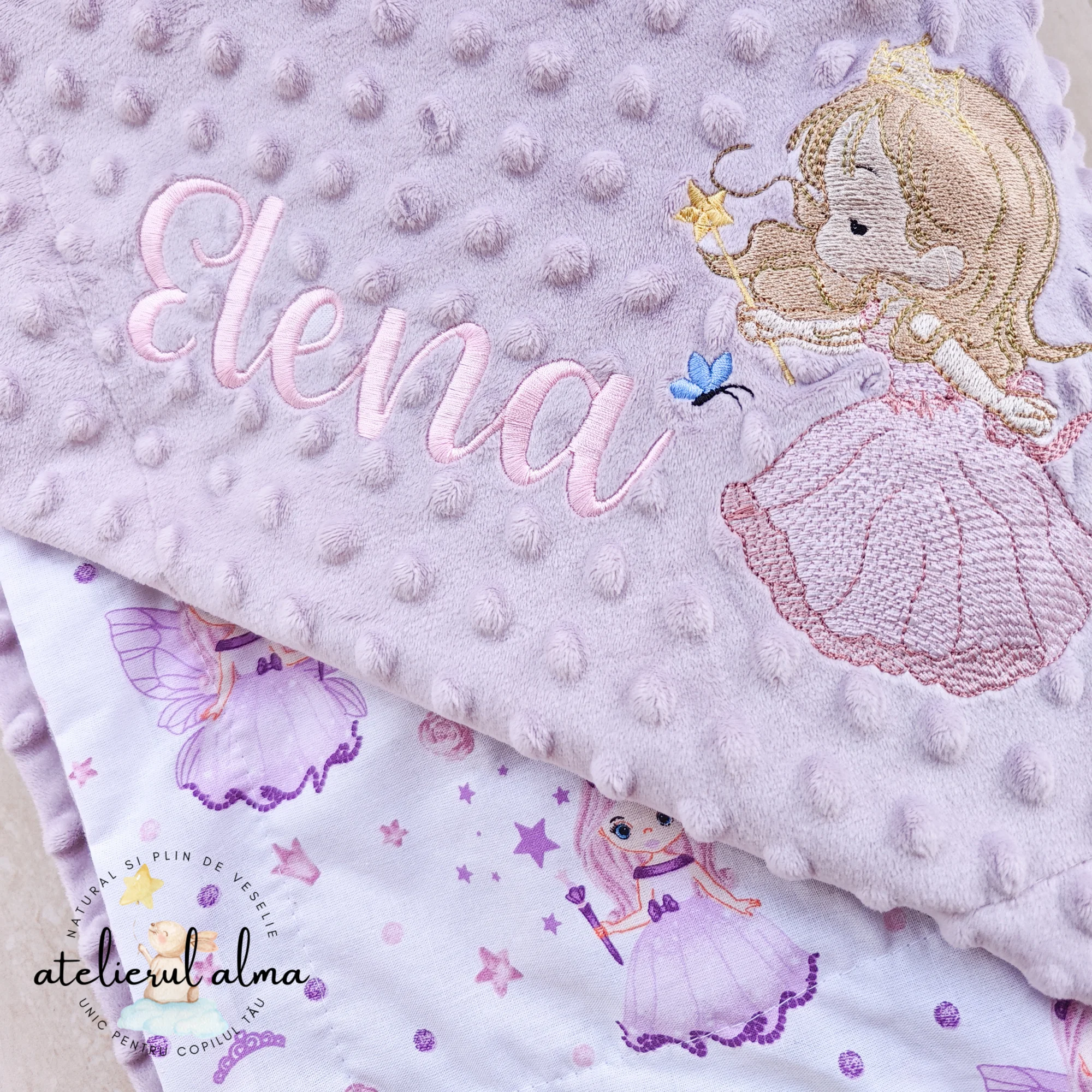 paturica minky, paturica plus bumbac, paturica pufoasa, produse pentru copii si bebelusi, paturici naturale si baby friendly, paturica din muselina personalizata pentru nou nascuti