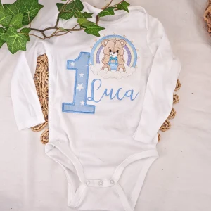 Body personalizat aniversar ursulet