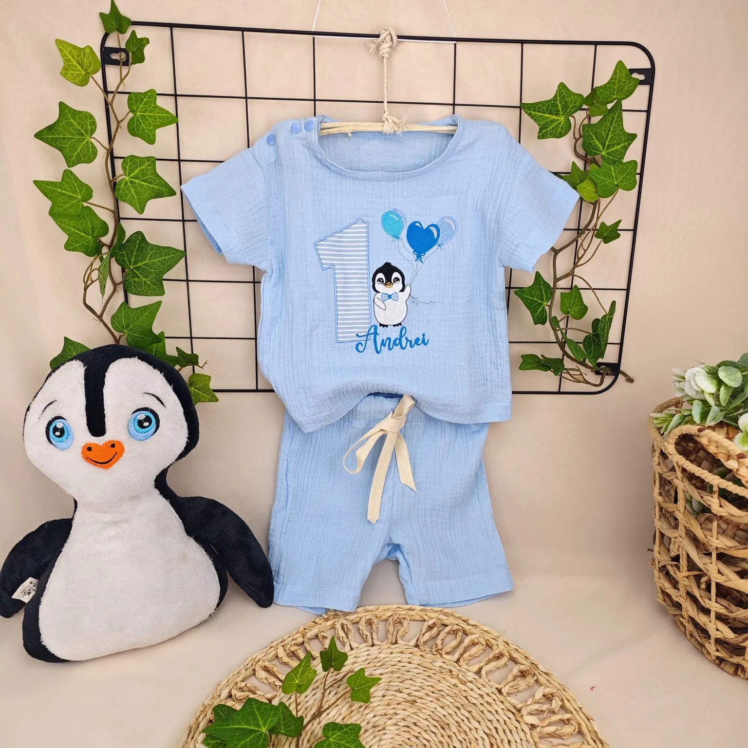 tricou muselina personalizat aniversar