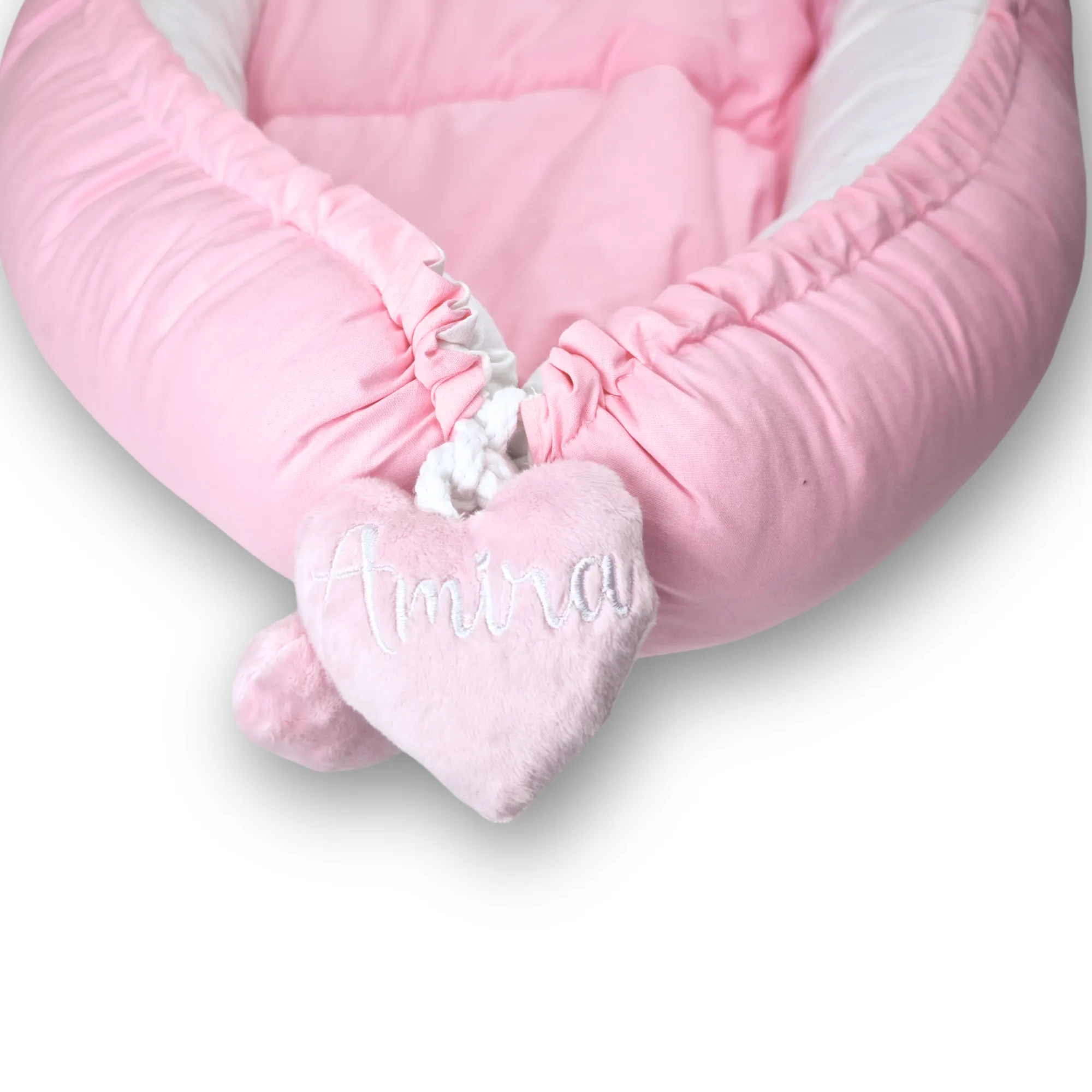 imagine cu babynest pentru bebelusi. cuib nou nascuti pentru dormit, co-sleeping