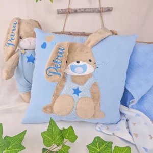 Perna personalizata muselină iepuras