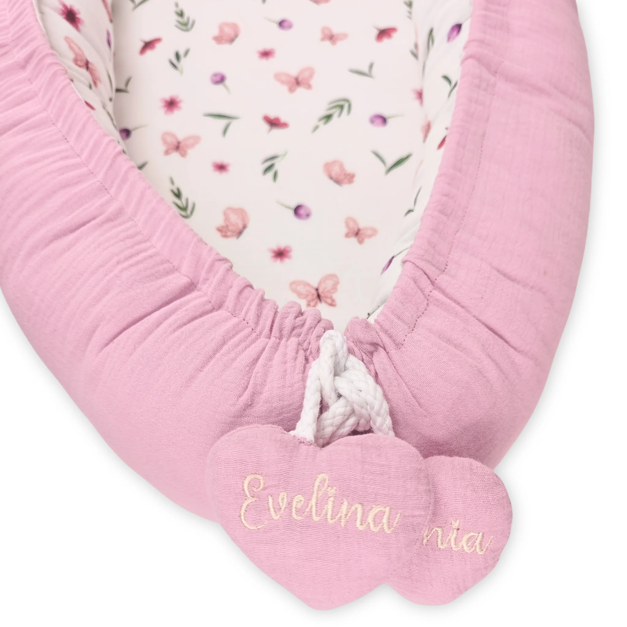 imagine cu babynest pentru bebelusi. cuib nou nascuti pentru dormit, co-sleeping