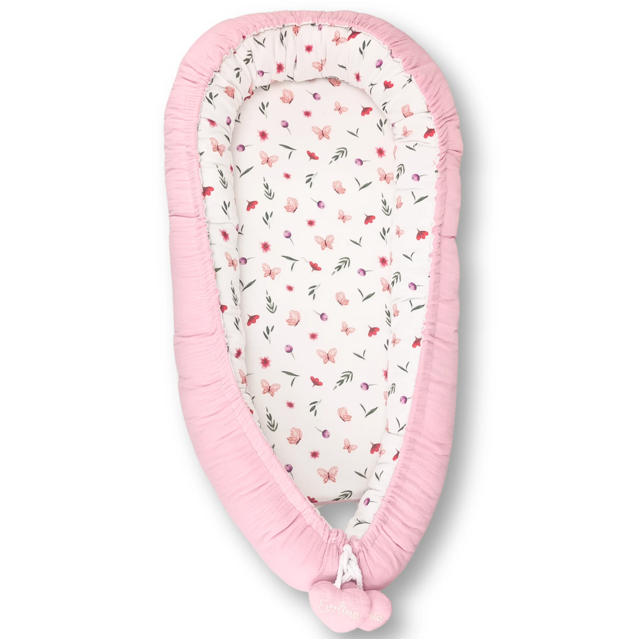 imagine cu babynest pentru bebelusi. cuib nou nascuti pentru dormit, co-sleeping