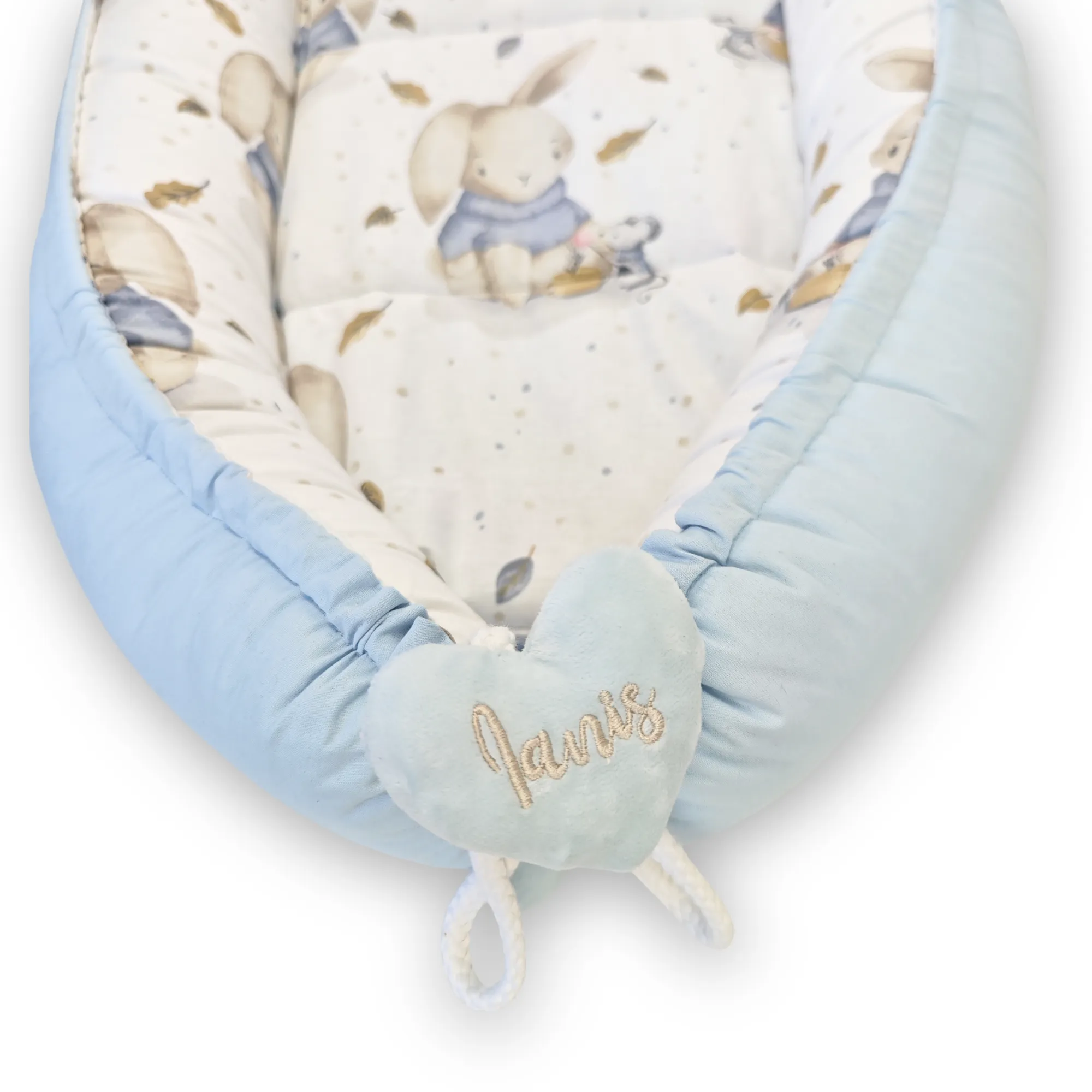imagine cu babynest pentru bebelusi. cuib nou nascuti pentru dormit, co-sleeping